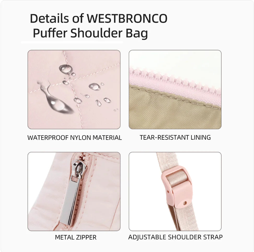 Large Capacity Nylon Shoulder Bag